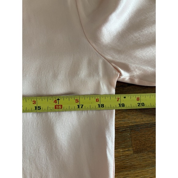 Red Envelope 100% Silk Sleep Shirt Soft Pink SMALL Luxury Pjs Loungewear READ - Picture 6 of 16